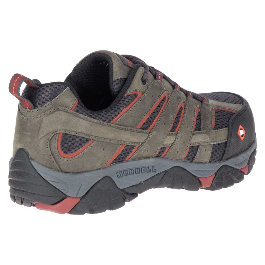 Chaussure de Securite Merrell Moab Vertex Vent Comp Toe Vert Foncé Olive Homme | L.M.QGEG